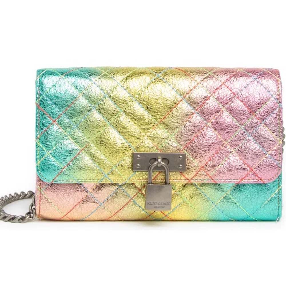 Brixton Metallic Leather Wallet on Chain
KURT GEIGER LONDON